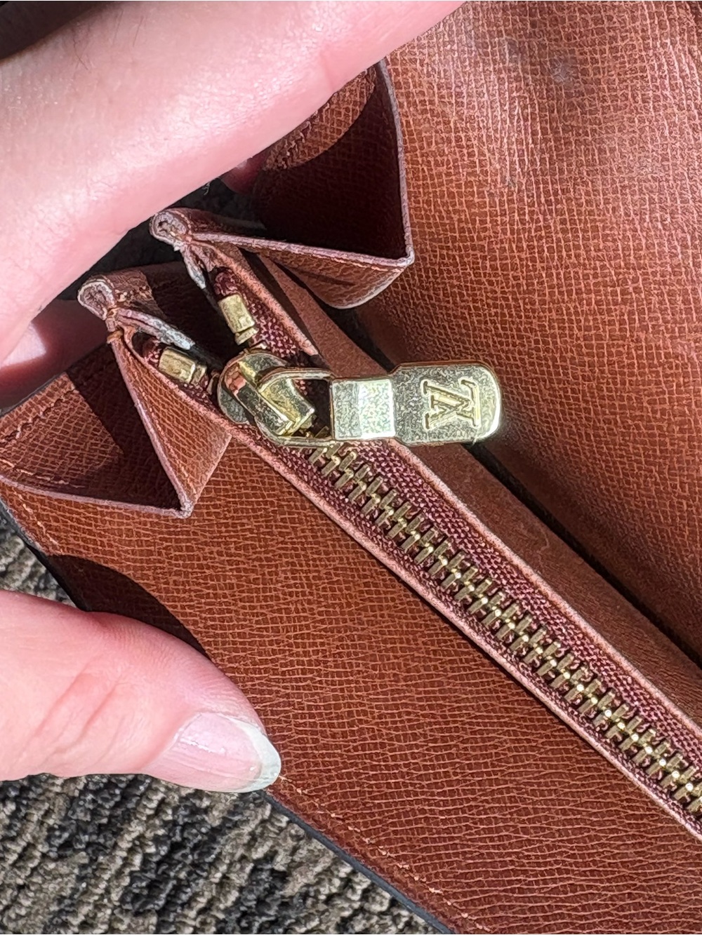 Auth Louis Vuitton monogram Sarah wallet Vintage - Picture 2 of 12